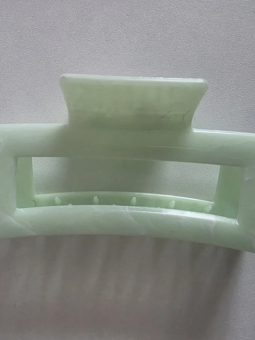 3 Pcs Marbled Pastel Claw Clips - Green, Cream, Pink
